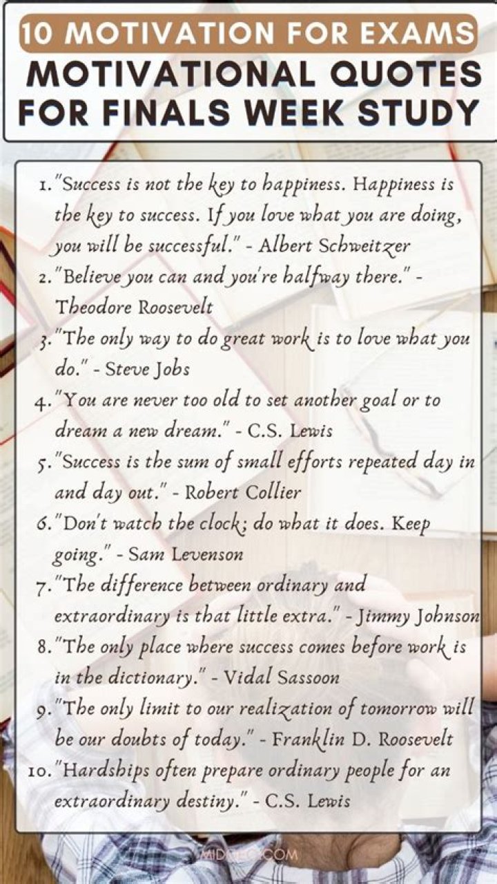 10 Best Finals Week Quotes Motivational Quotes For Students Taking