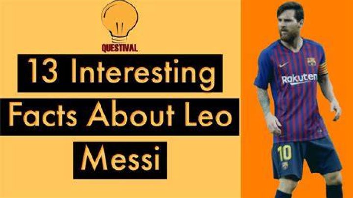 10 Unknown Facts about Lionel Messi
