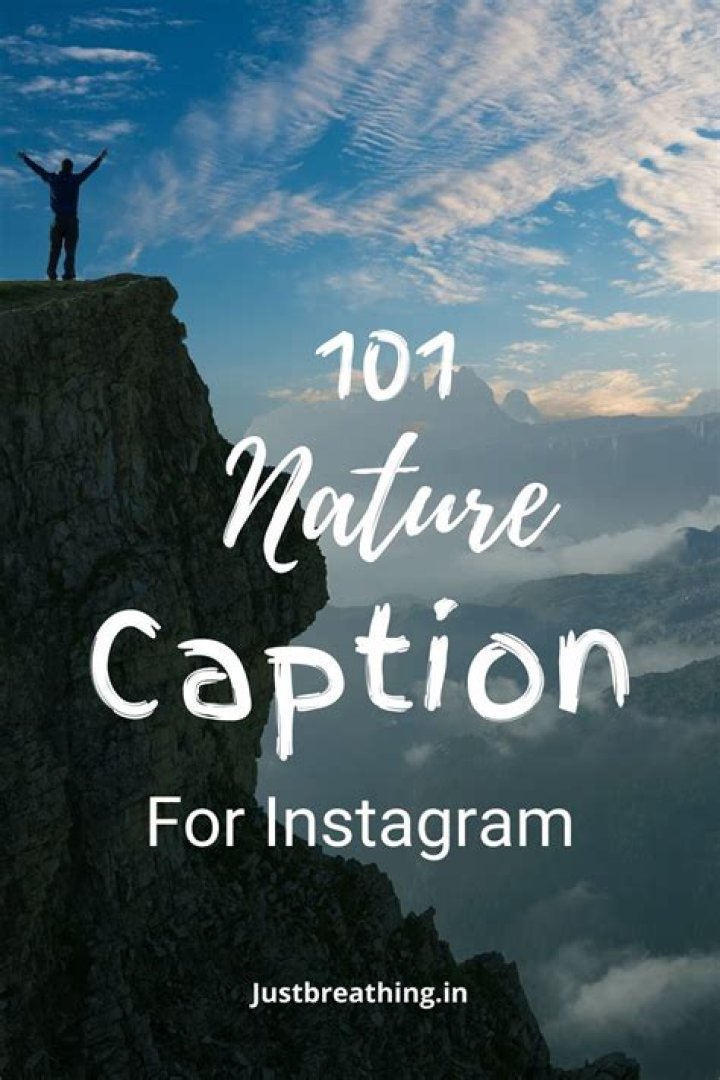 101 Amazing Nature Captions for Instagram and 21 Best Nature Quotes