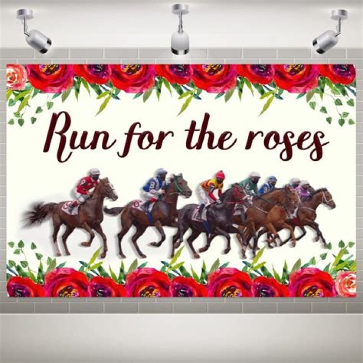 12 Run For Roses Graphics Images Kentucky Derby Rose Horseshoe, Run