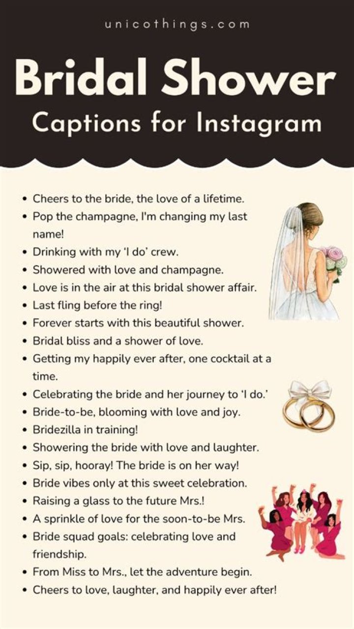 【100+】Funny Bridal Shower Captions for Instagram 2023