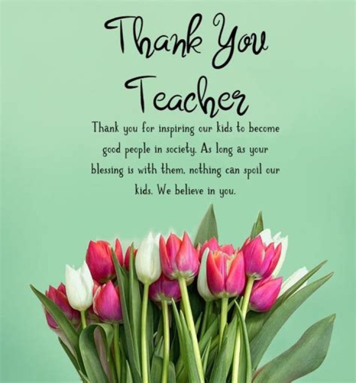 140 Thank You Teacher Messages and Quotes What To Say To A Teacher