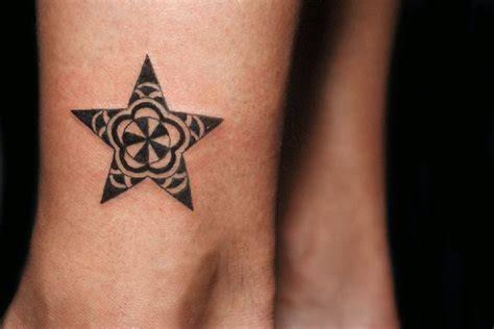 16 Stuning Tribal Star Tattoos Only Tribal
