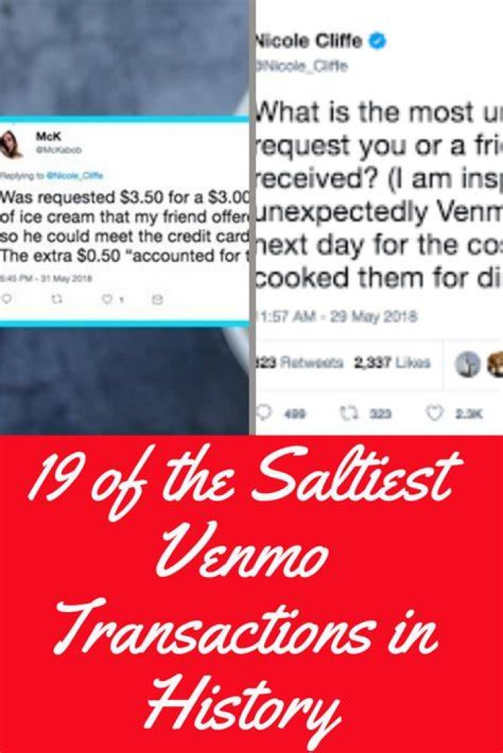 19 of the Saltiest Venmo Transactions in History 22 Words