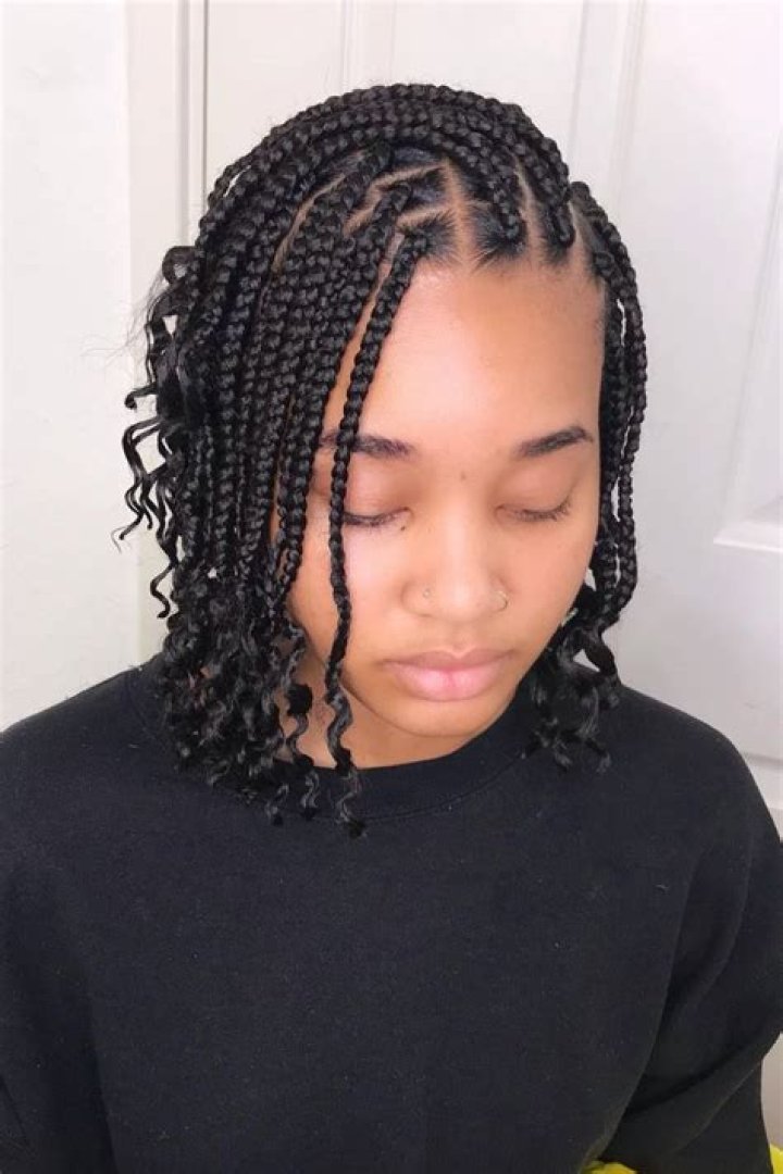 20+ Box Braids With Curl Fashion Style