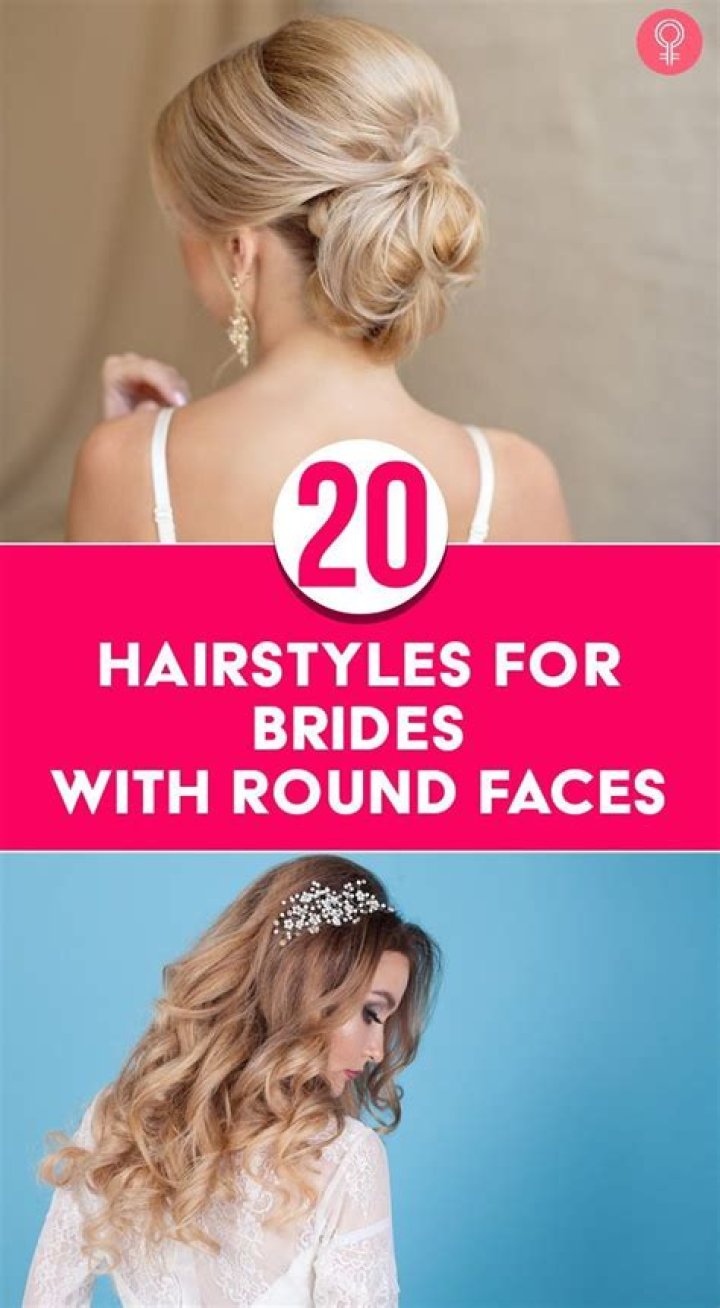 20 Wedding Hairstyles for Round Faces Ideas Wohh Wedding