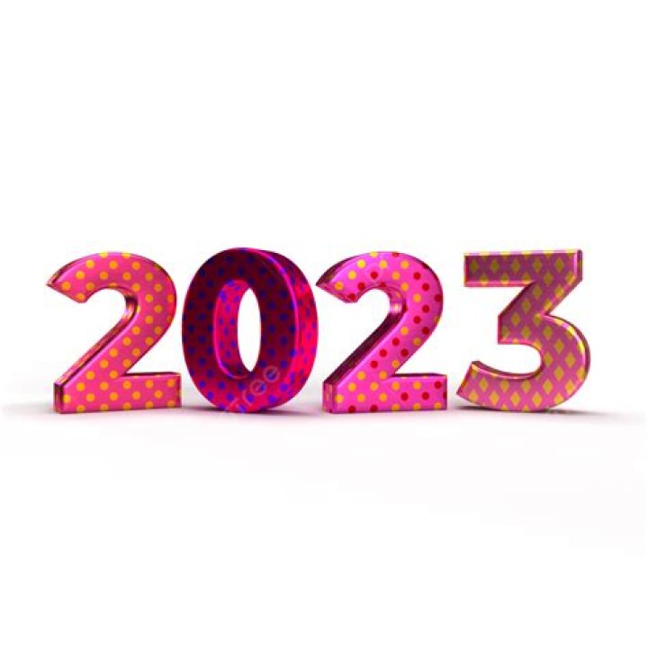 2023 Ano Novo Dourado PNG , 3d 2023, 2023 Ano Novo, Dourado 2023 Imagem