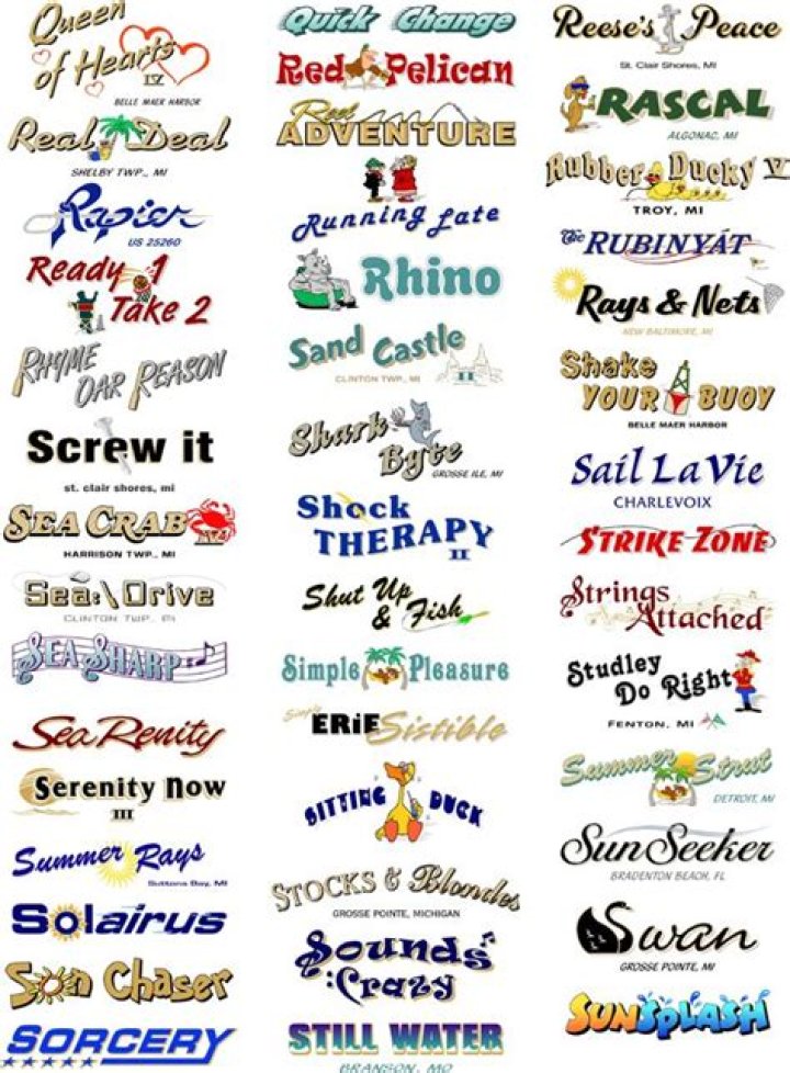 250+ Best Boat Names of All Time (Clever, Classy, and More) SkyAboveUs