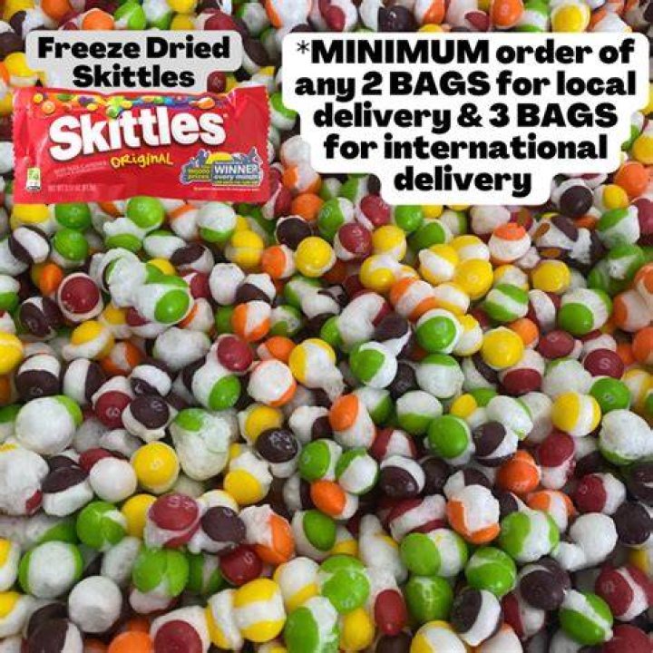 2oz Freeze Dried Skittles Original Flavors. Crunchy Funny Etsy