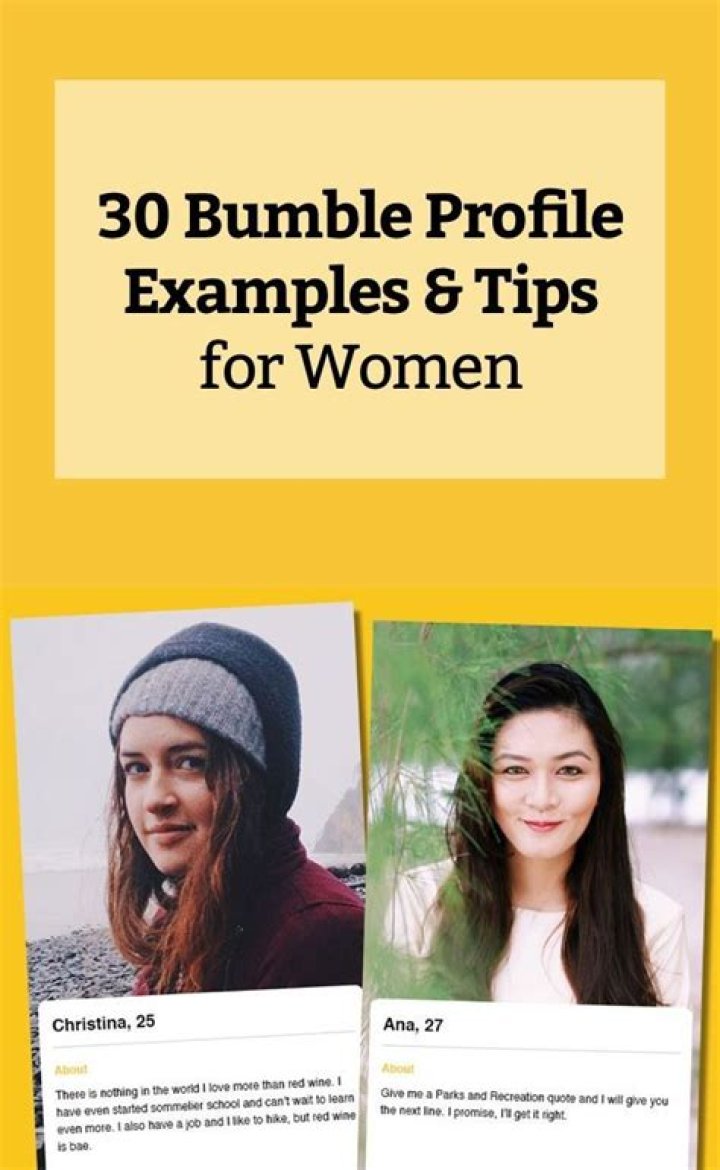 30 Bumble Profile Examples For Women To Get Your Inspired Funny