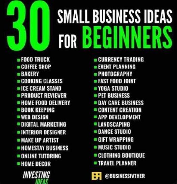 30 small business for beginners Follow Me On INSTAGRAM TipsFreeTips