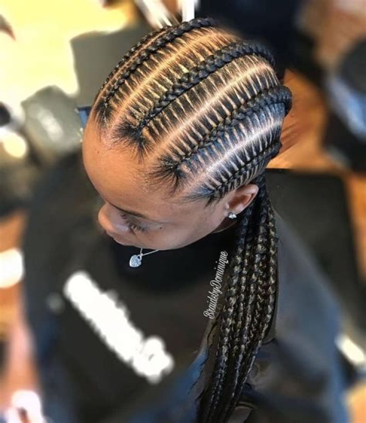 35 Beautiful Cornrow AllBack Styles For 2023 ThriveNaija Braided