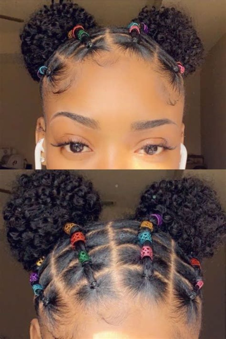 40 Easy Rubber Band Hairstyles on Natural Hair Worth Trying Coils and