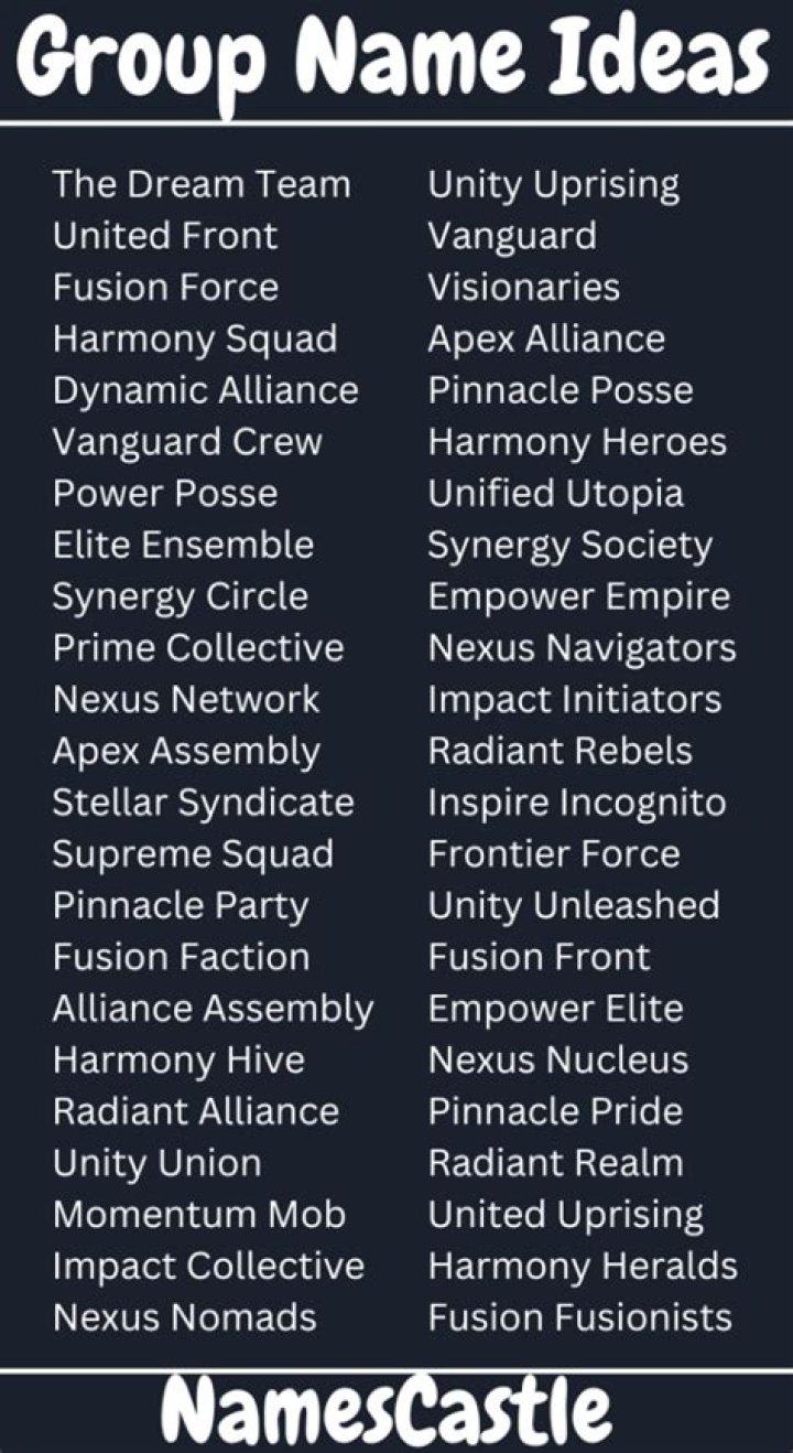 400 Cool Dark Group Names Ideas and Suggestions