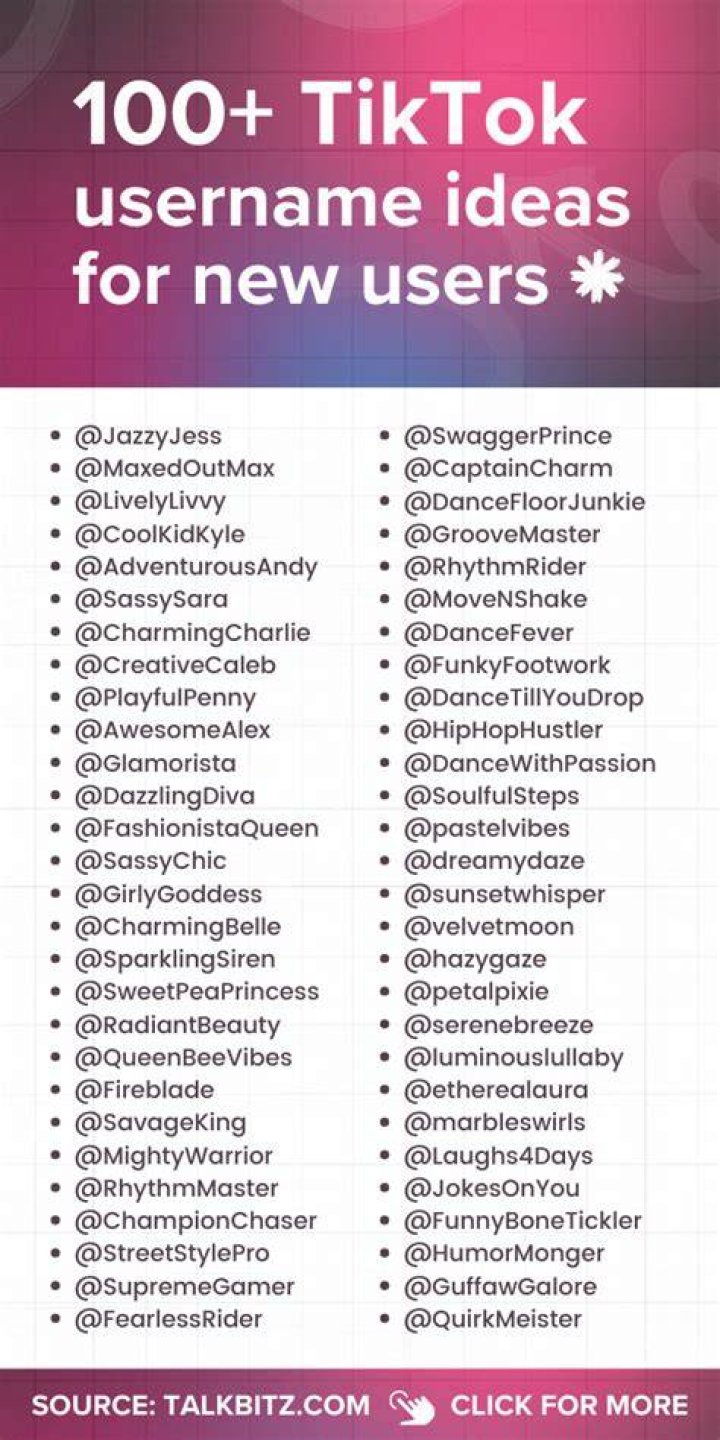 400 Cool Tiktok Name Ideas and Suggestions
