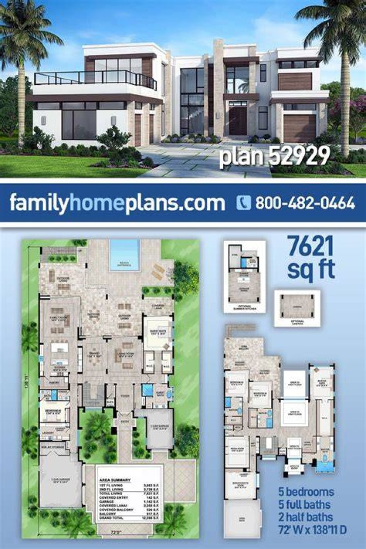 5 Bedroom House Plans With Measurements