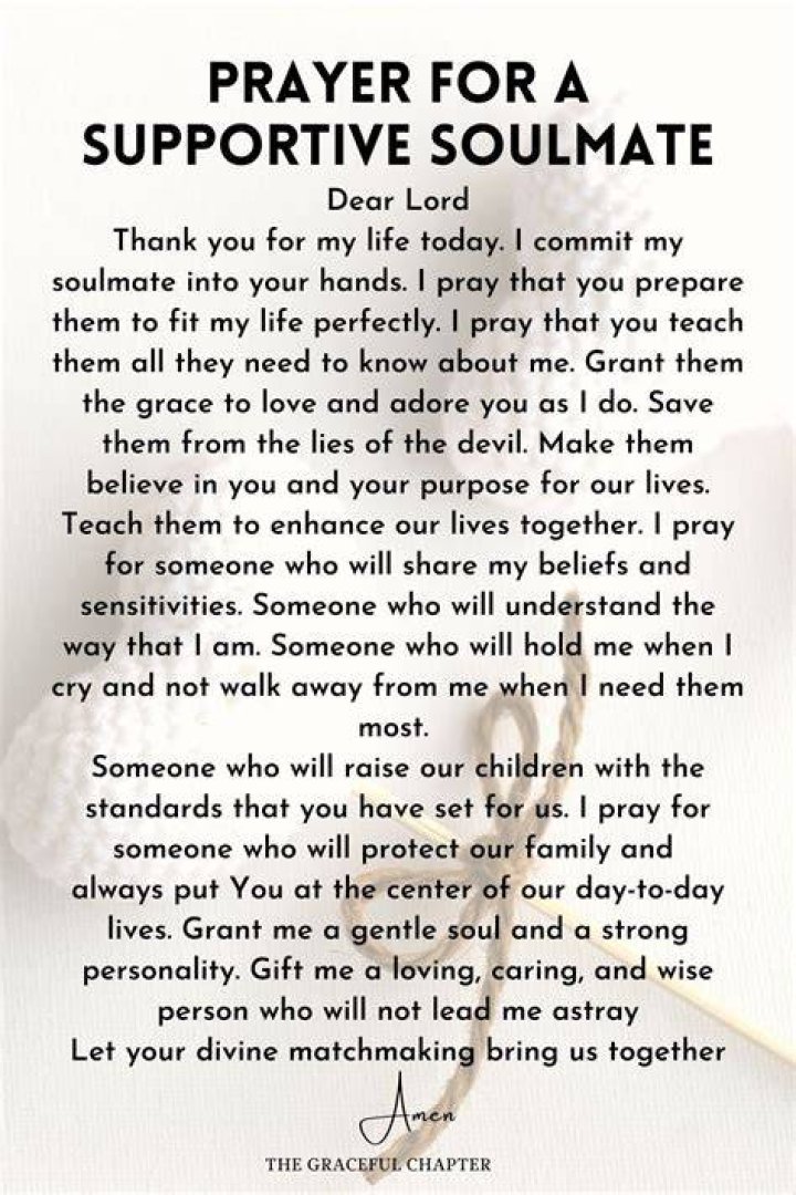 5 Powerful Prayers For My Soulmate The Graceful Chapter