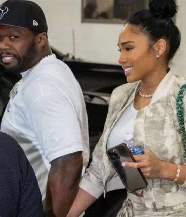 50 Cent and Jamira Haines attend rapper's Haute Living event in NYC
