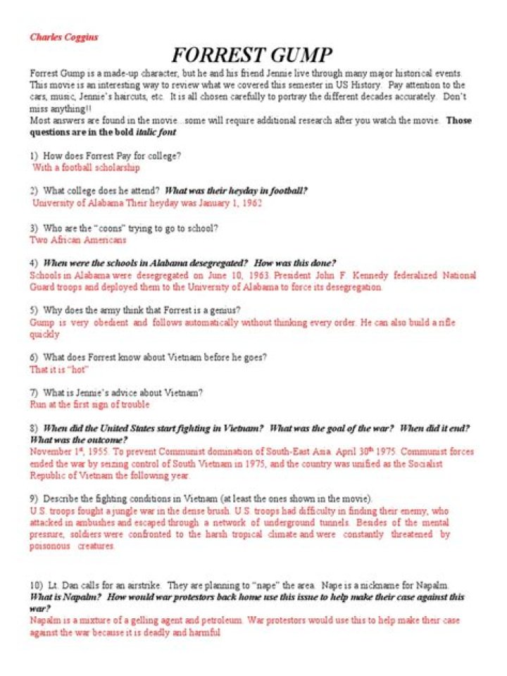 68 Forrest Gump Trivia Questions And Answers Antimaximalist