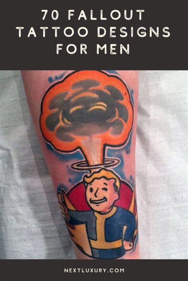 70 Fallout Tattoo Designs For Men Video Game Ideas