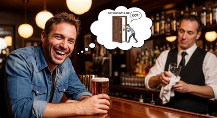 A man walks into a bar and orders three mugs of beer Jokes Of The Day