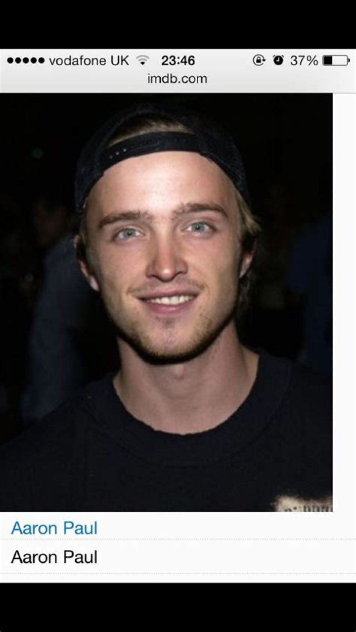 A young Aaron Paul Aaron paul, Breaking bad jesse, Breaking bad