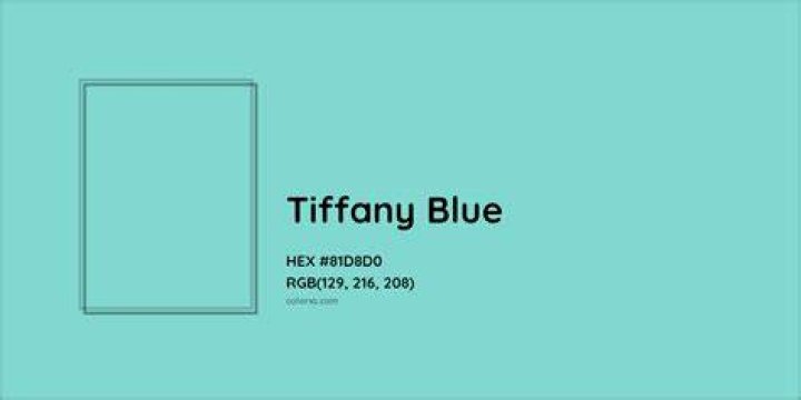 About Tiffany Blue Color Color codes, similar colors and paints