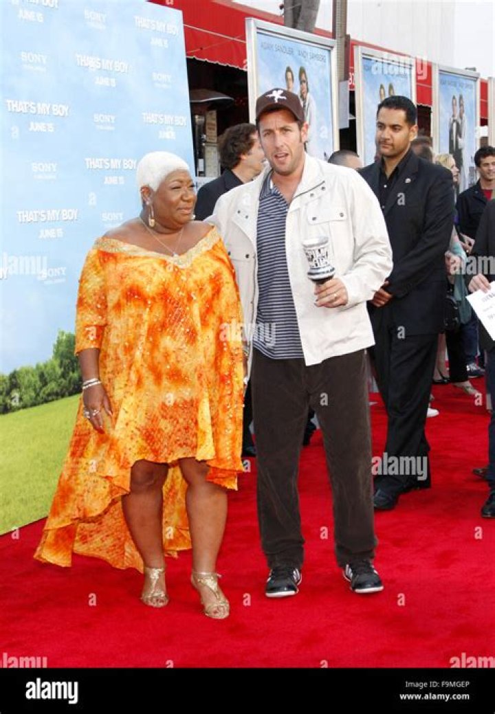 Adam Sandler and Luenell Campbell Premiere of Columbia Pictures 'That's