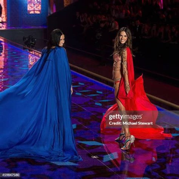 Adriana Lima and Alessandra Ambrosio model Fantasy Bras worth 2m each