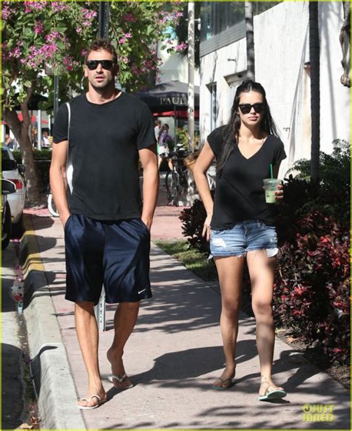 Adriana Lima with husband Marko Jaric. Adriana Lima Celebrates
