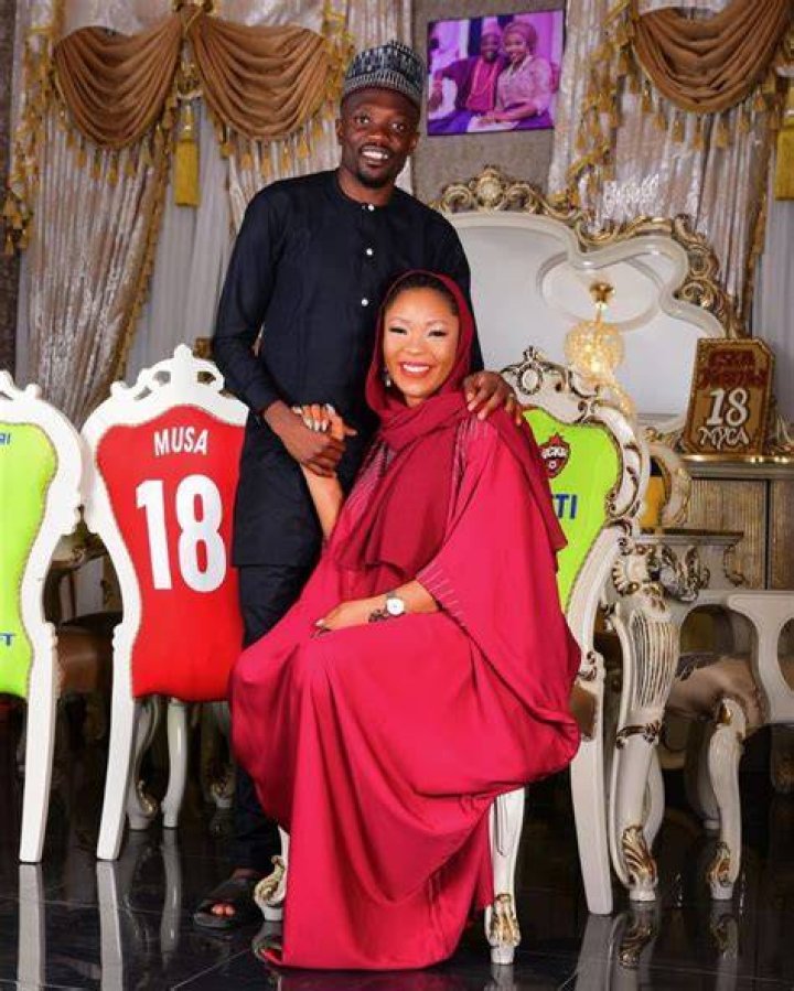 Ahmed Musa & wife baby boy P.M. News