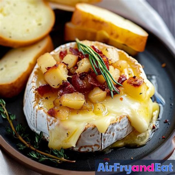 Air Fryer Baked Brie With Cranberry Filling Easy Thanksgiving