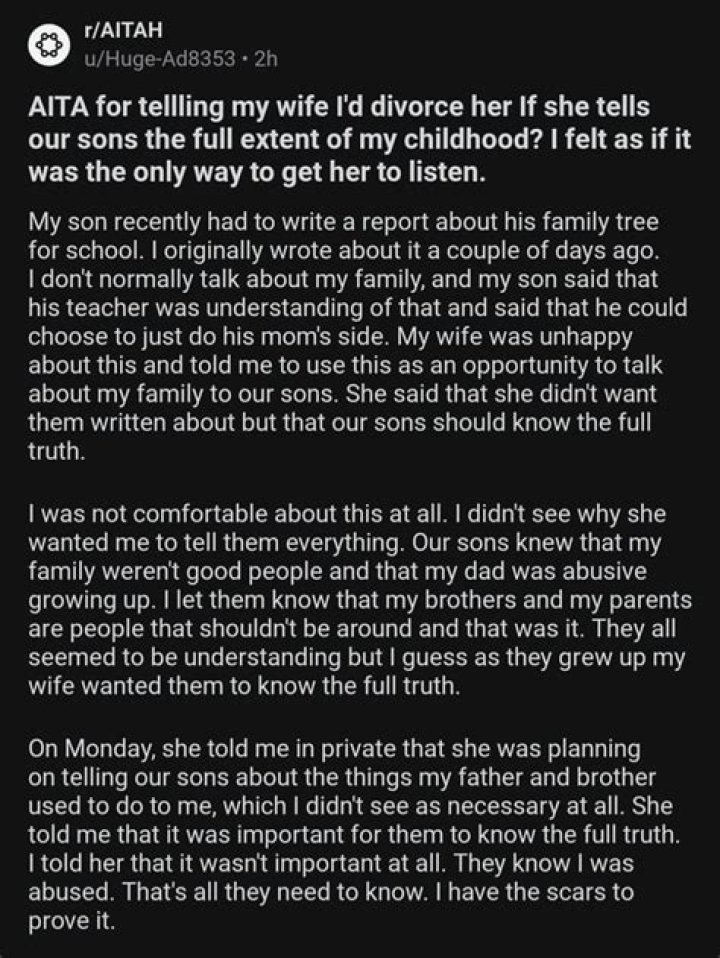 AITA For Telling My Wife That I Do Not Miss Her?