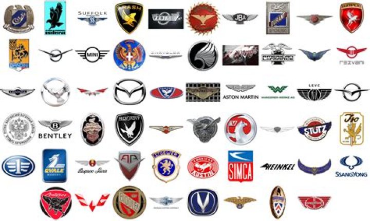 All Car Logos with Wings (about 65 brands)