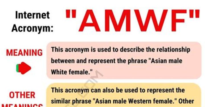 AMWF Meaning What are the Meanings of this Interesting Acronym? &bull; 7ESL