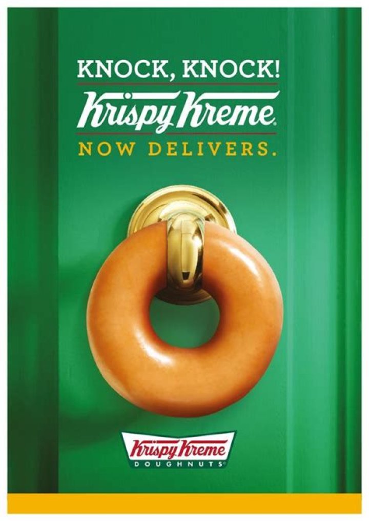 an advertisement for krispy kreme's doughnuts and donuts