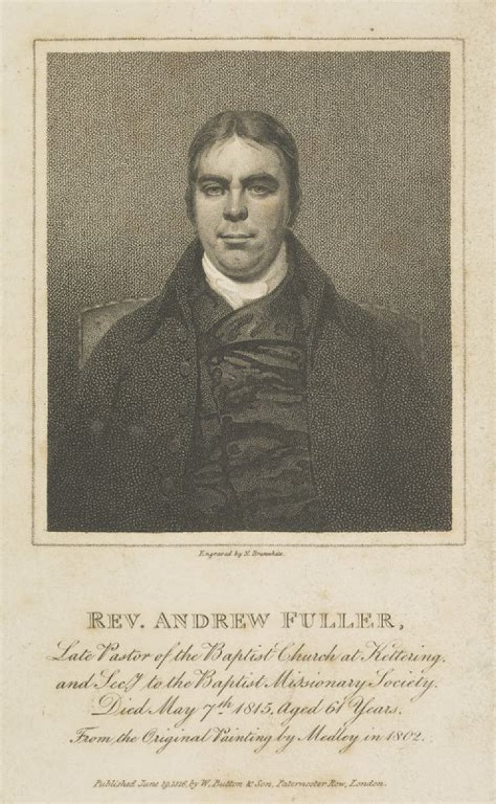 Andrew Fuller, 1754 1815. Baptist theologian National Galleries of