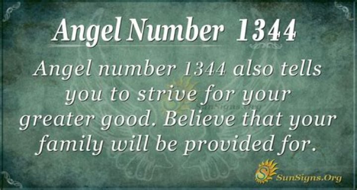 Angel Number 1344 Meaning Strive To Succeed