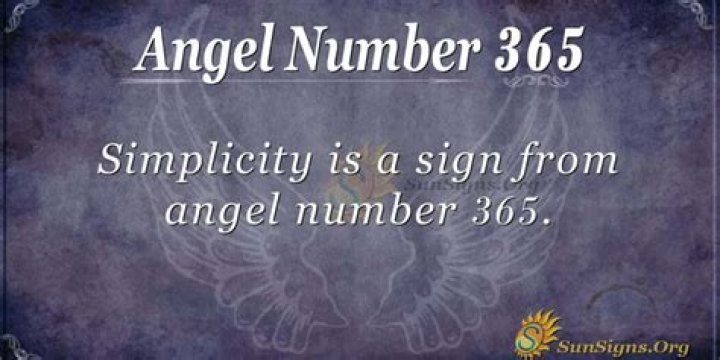 Angel Number 365 Meaning Living a Simple Life