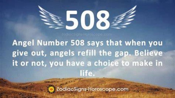 Angel Number 508 Meaning Believe It or Not 508 Angel Number ZSH