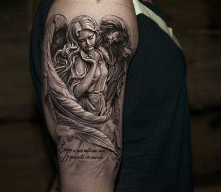 Angel tattoo by Niki Norberg Photo 26690