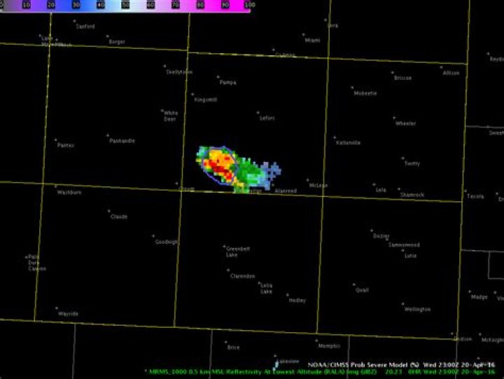 Another Prob Severe Success East of Amarillo EWP Blog