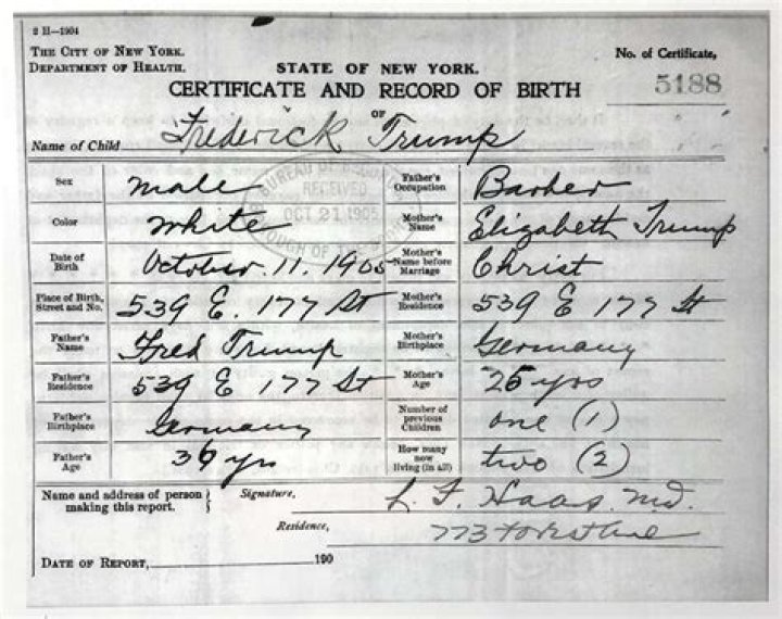 Another Trump birther conspiracy debunked with a birth certificate