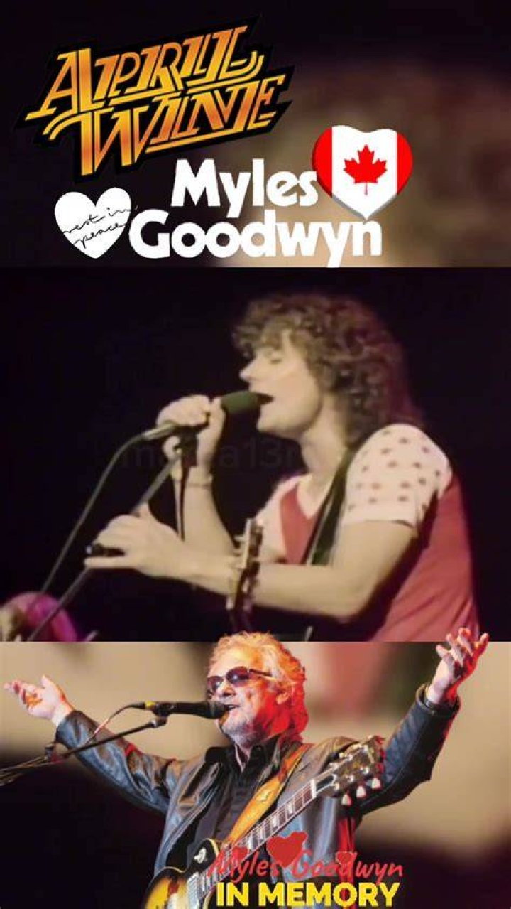 April Wine&rsquo;s Legendary SingerSongwriter MYLES GOODWYN Passes Away At