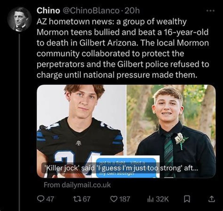 Are Gilbert Goons: Mormon Gang Members Unmasked?