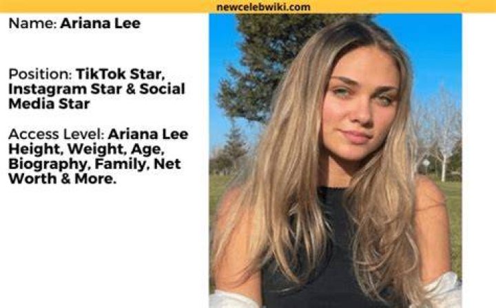 Ariana Lee Bonfiglio, Onlyfans, Wiki, Height, Bio, Age, Net Worth