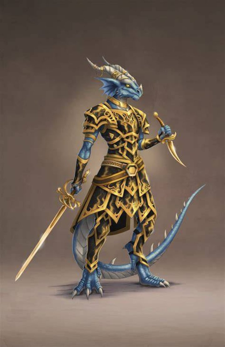 ArtStation Commission Blitz, Dragonborn Rogue, Anna Giovannini