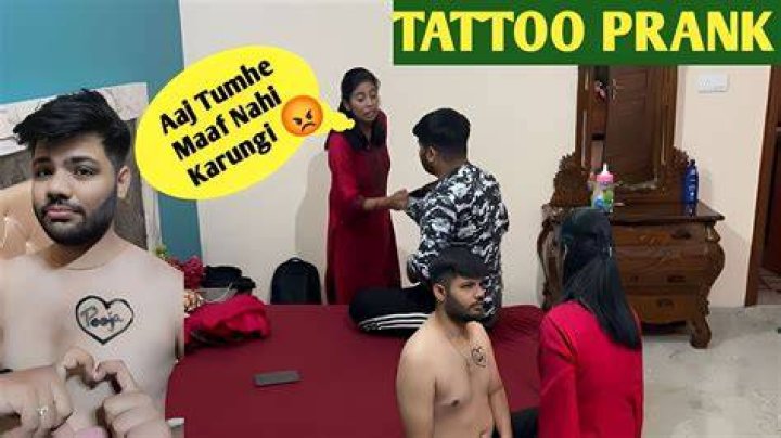 BAD TATTOO PRANK! YouTube