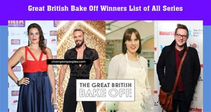 Bake Off winners list in full Here's what happened to every past