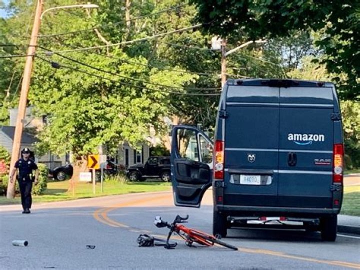 Barrington bicyclist seriously injured after colliding with van